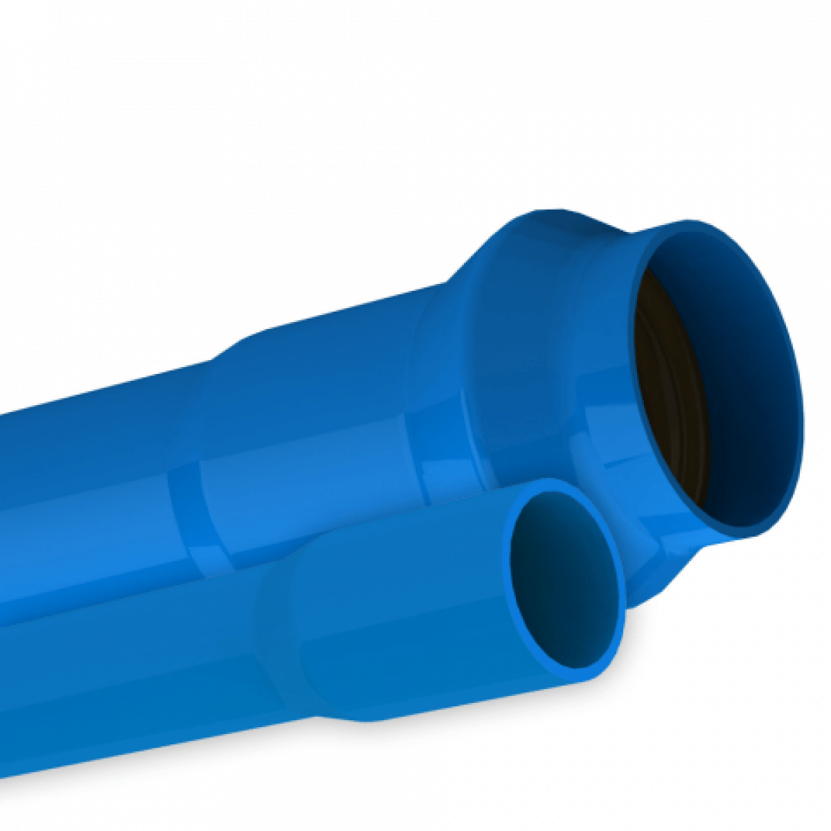 Tuberia Pvc Hidraulica Pn-06 Con Goma 6 Metros Tubería Pvc Hidraulica Pn-06 63Mmx6 Metros Con Goma