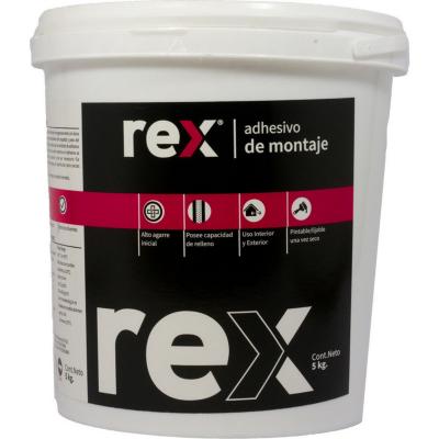 Adhesivo De Montaje 5 Kg Rex