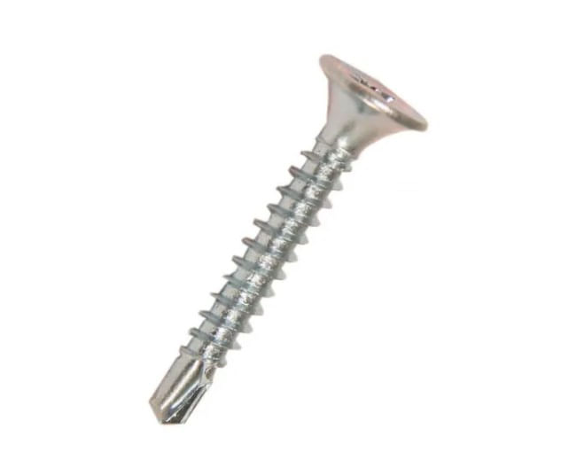 Tornillo Volcanita 6X1 1/4 P/Broca Zn 500 Unidades Imporper