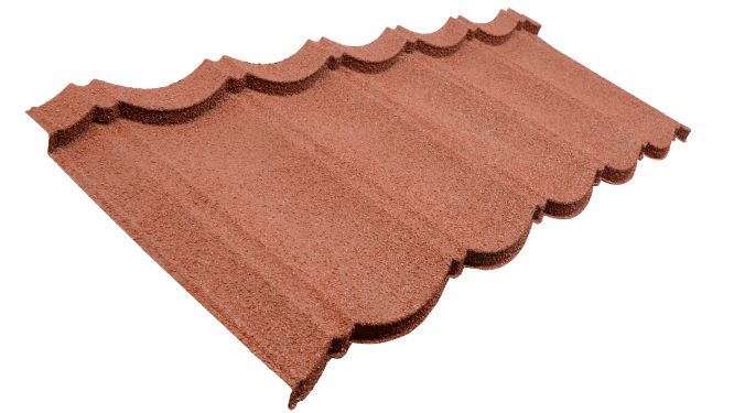 Teja Gravillada 46x117.8cm Modelo Rojo Inppatex