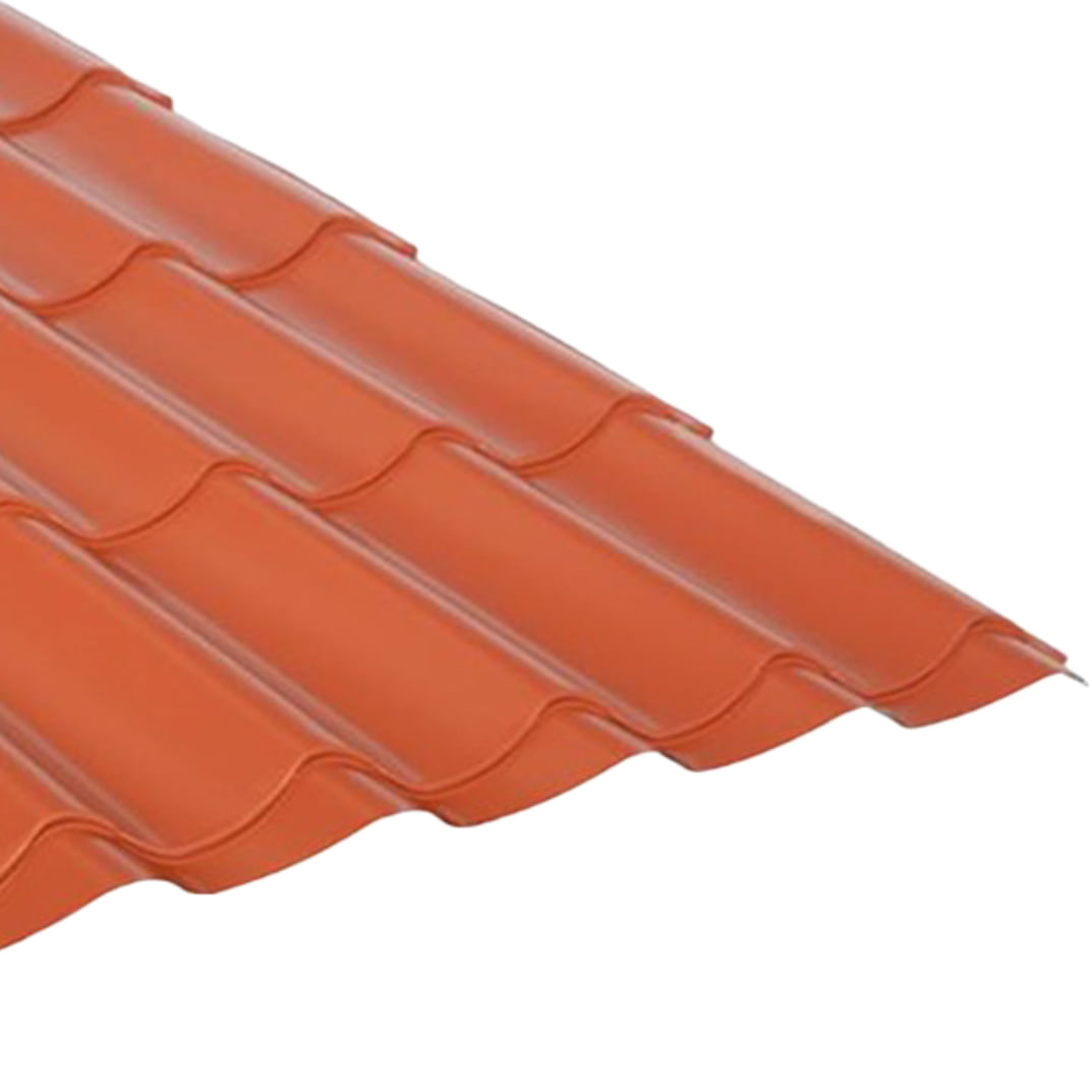 Teja Continua Asturia Terracota 1002x2000MM Inppa