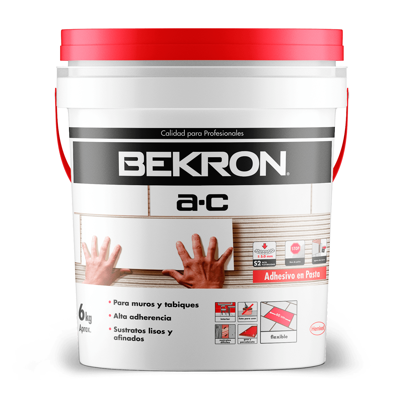 Pegamento Para Cerámico en pasta A-C 6Kg Bekron