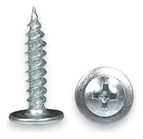 Tornillo Cabeza Lenteja 8X3/4 Punta Fina Zn 100 Unidades Bighouse
