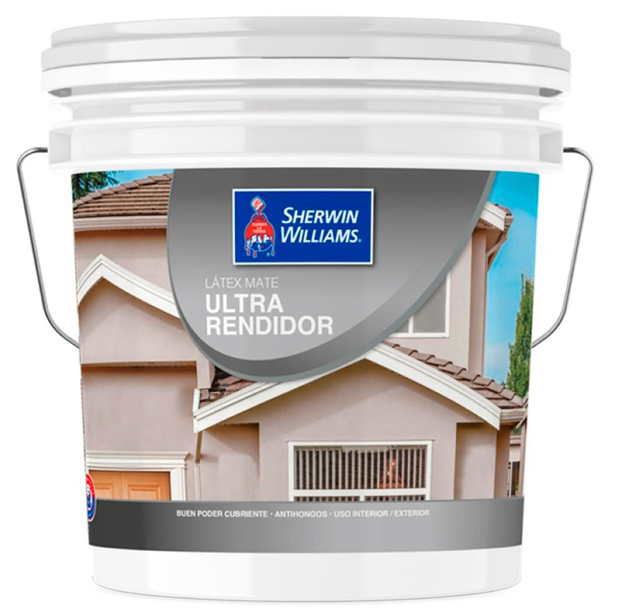 Latex Mate 4Gl Blanco Base Ultrarendidor Sherwin Williams