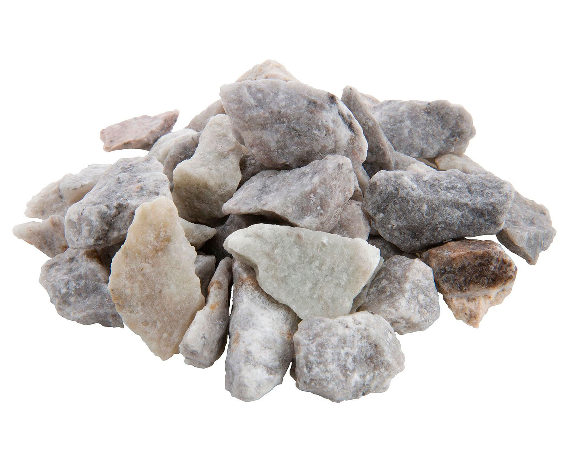Piedra Decorativa 25Kg Gravilla Blanca Fvh