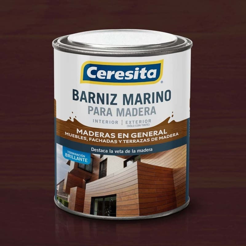 Barniz Marino 1/4 Galon Ceresita Nogal