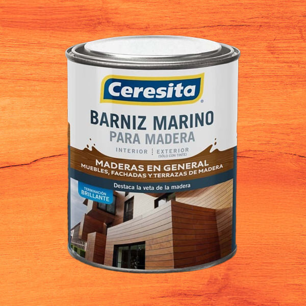Barniz Marino 1/4 Galon Ceresita Ladrillo