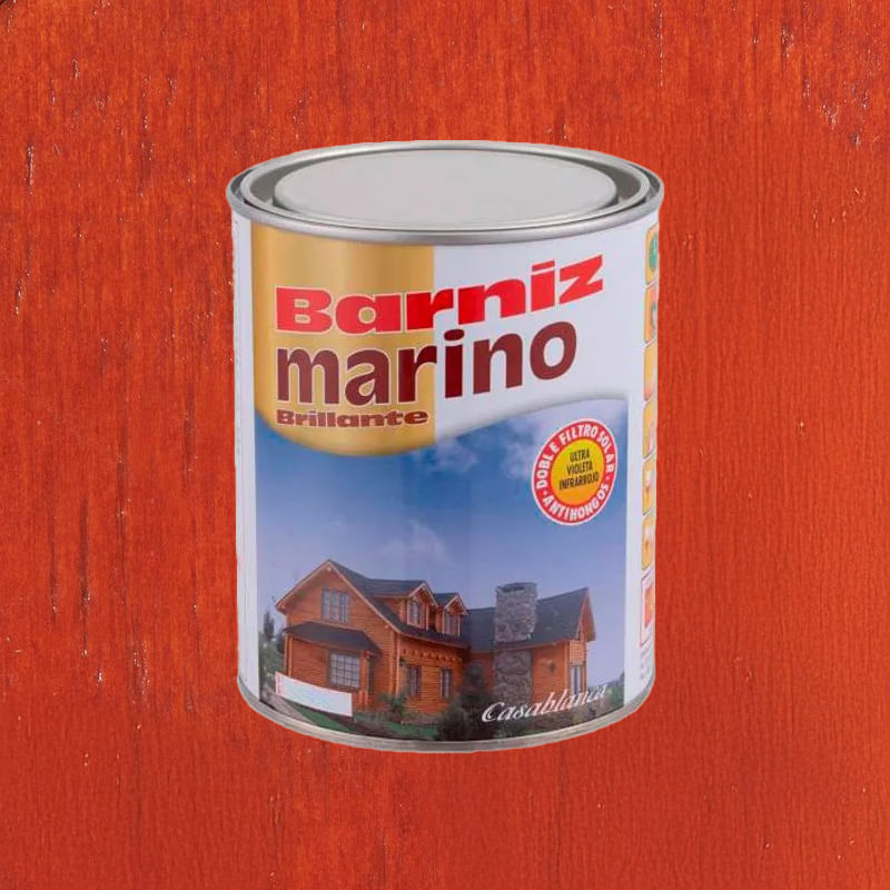 Barniz Marino 1/4 Galon Casablanca Barniz Marino 1/4 Galon Caoba Casablanca