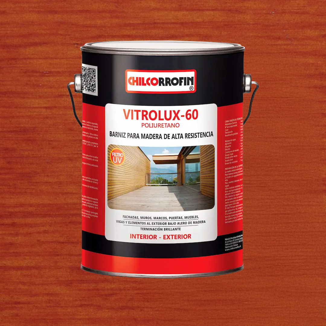 Barniz Vitrolux 60 1 Galon Chilcorrofin Barniz Vitrolux 60 1 Galon Alerce Chilcorrofin