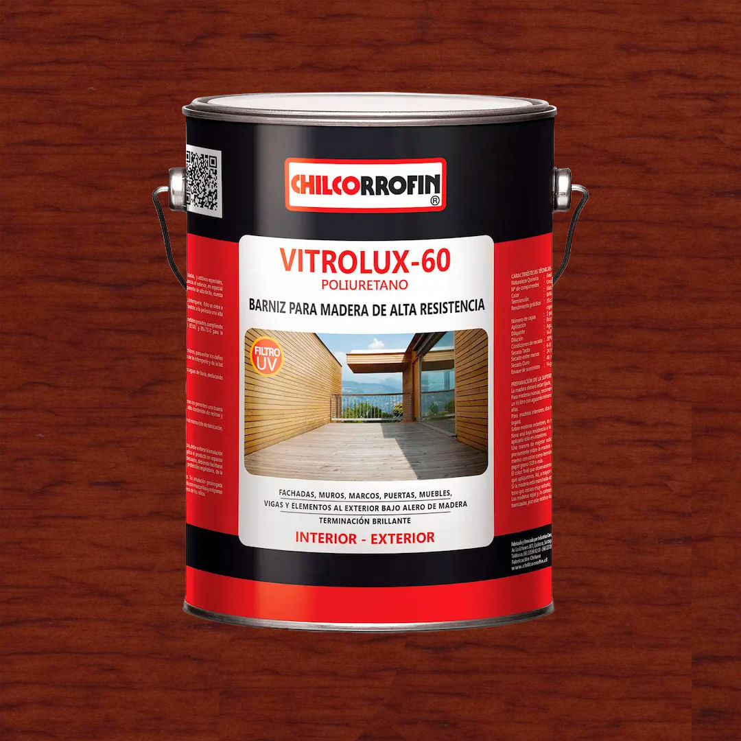 Barniz Vitrolux 60 1 Galon Chilcorrofin Barniz Vitrolux 60 1 Galon Roble Oscuro Chilcorrofin