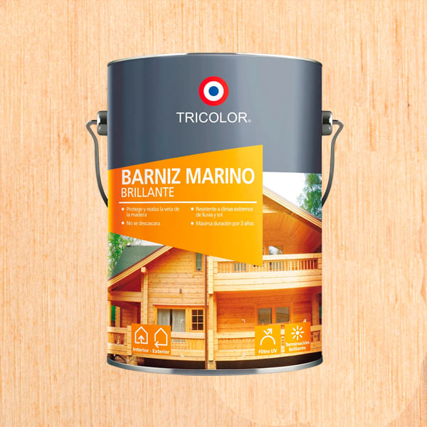 Barniz Marino 1  Galon Tricomar Tricolor Barniz  Marino 1 Galon Natural Tricomar Tricolor