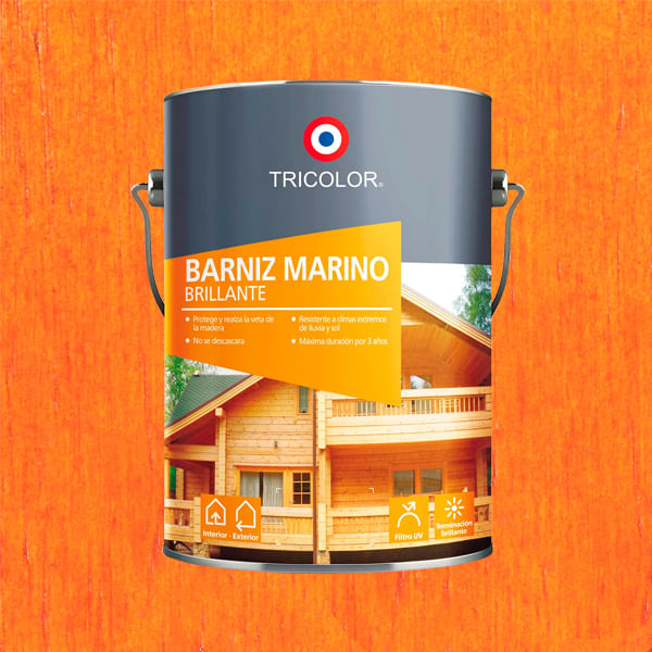 Barniz Marino 1  Galon Tricomar Tricolor Barniz Marino 1 Galon Alerce Tricomar Tricolor