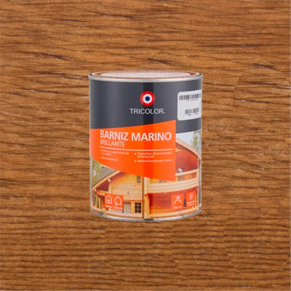 Barniz Marino Brillante 400 Ml Tricolor Barniz Marino Brillante 400 Ml Roble Tricolor