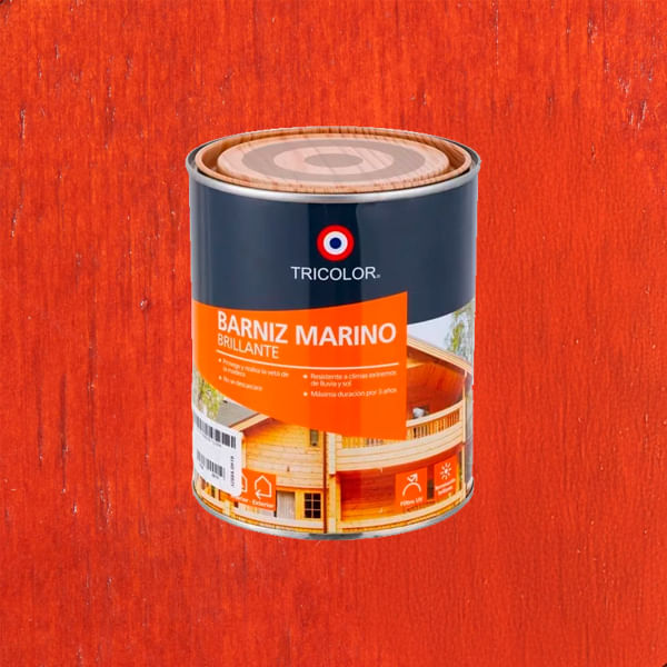 Barniz Marino Tricomar 1/4 Galon Tricolor Barniz Marino Caoba Tricomar 1/4 Galon Tricolor