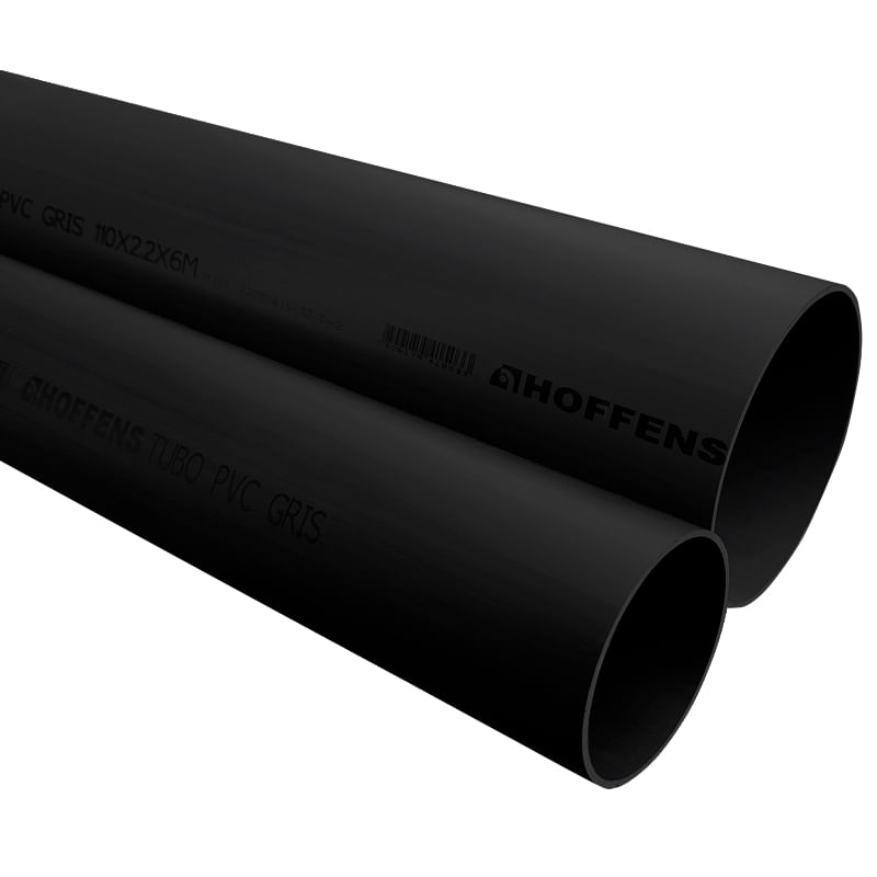 Tubo Pvc 110Mmx6Mts Negro No Certificado