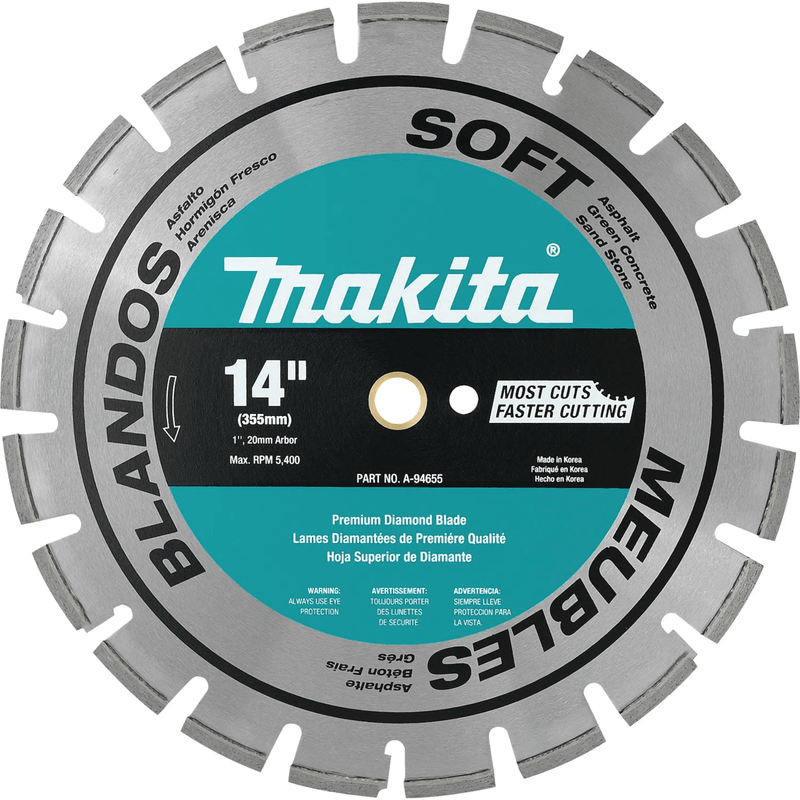 Disco De Corte Diamantado 14" Para Pavimento Makita