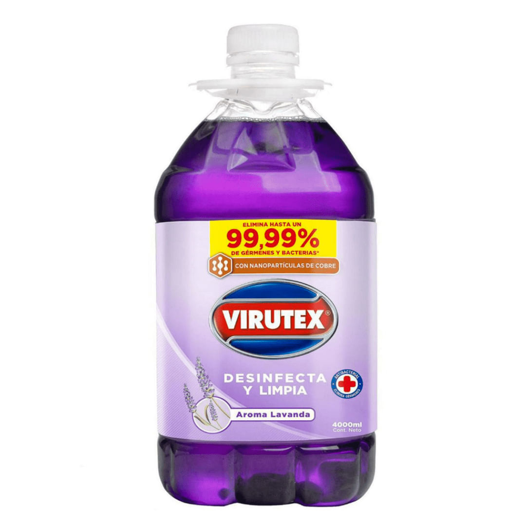 Limpia Piso 4 Litros Desinfectante Lavanda Virutex