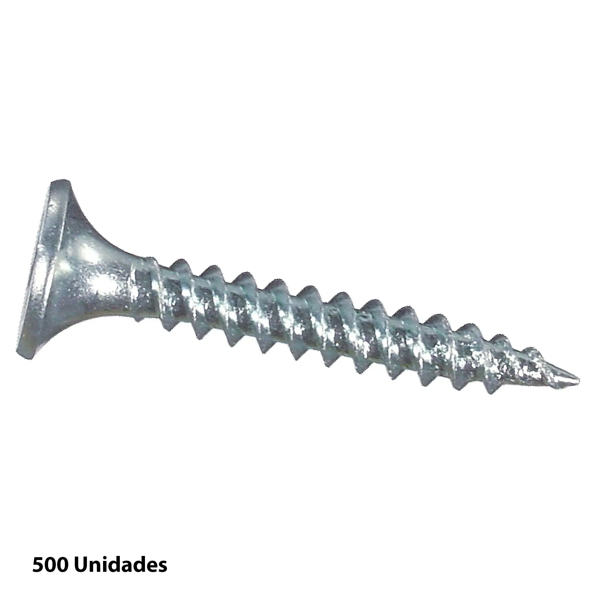 Tornillo Volcanita 6X1 1/4 H/F Zn Bl 500Unidades Imporper
