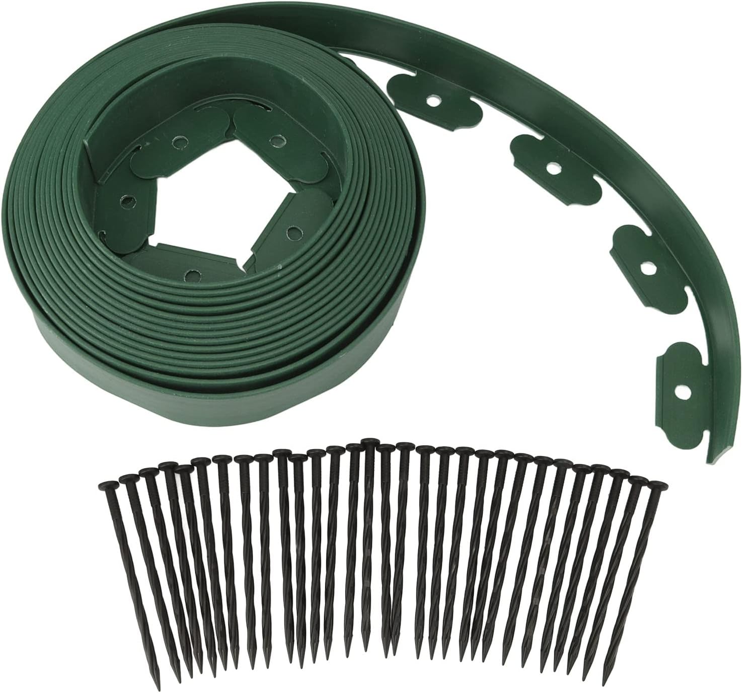 Separador De Jardin Verde Pvc 5Cm X Rollo 10Mt Casa Viva