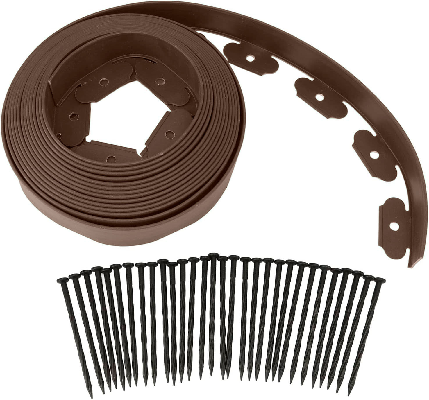 Separador De Jardin Cafe Pvc 5Cm X Rollo 10Mt Casa Viva