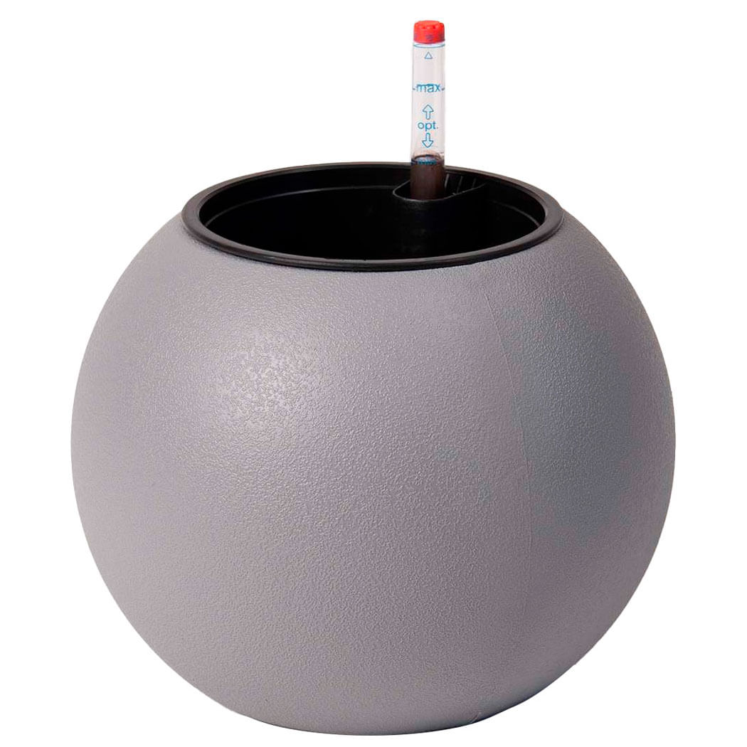 Macetero 42X29Cm Gris Casa Viva