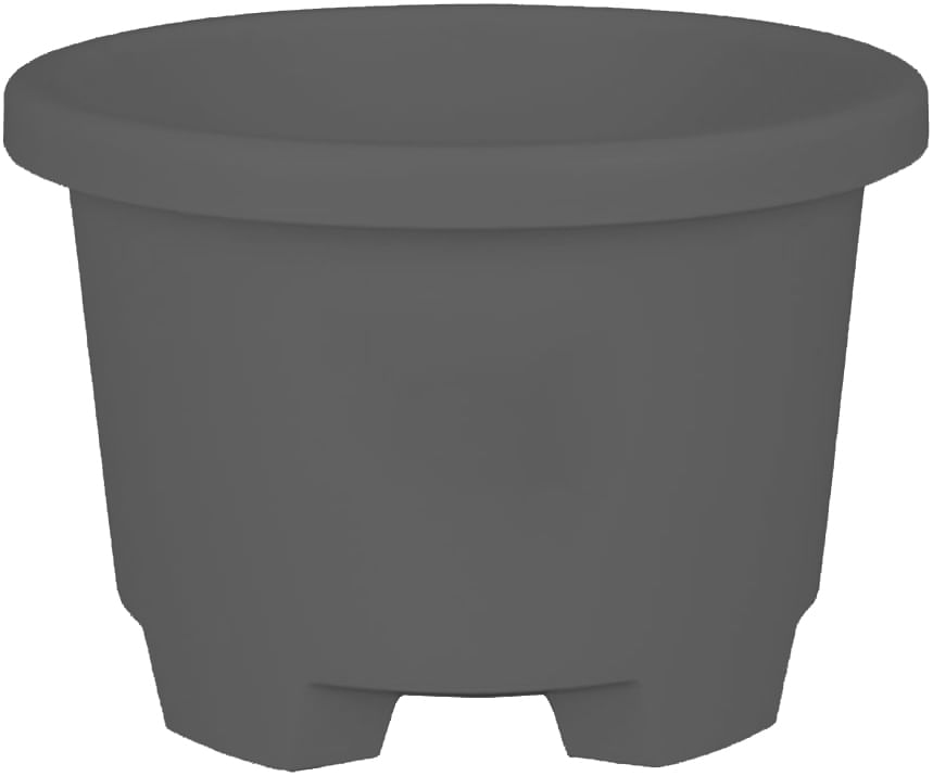 Macetero 27X18Cm Gris Casa Viva