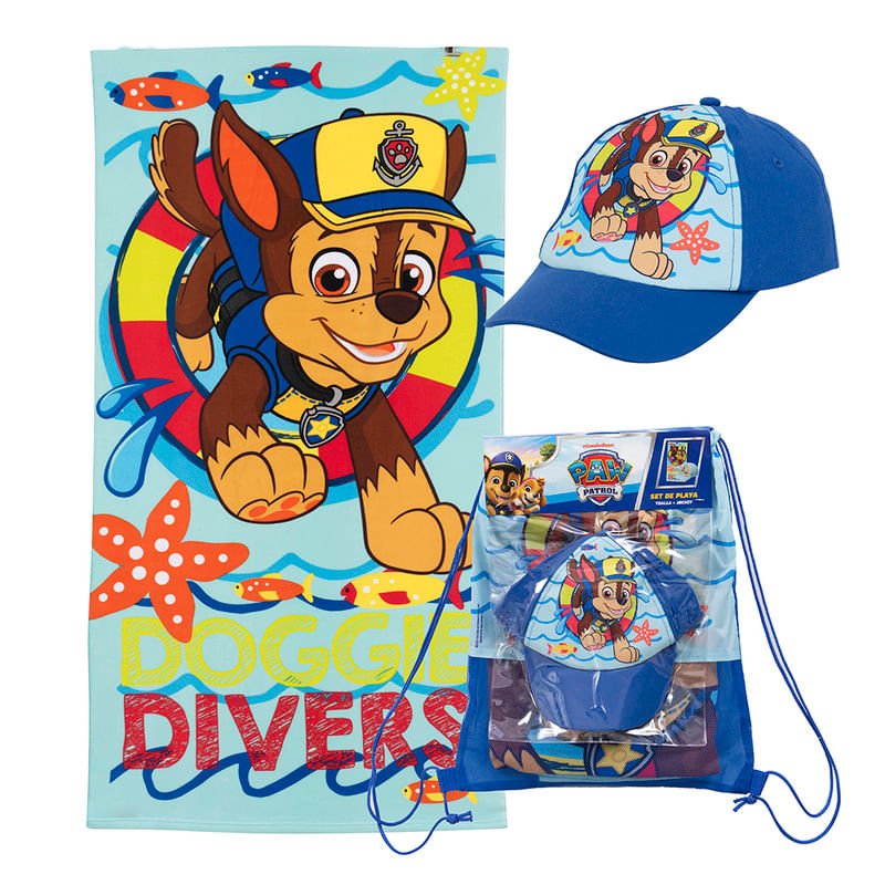 Toalla De Playa 70X140Cm + Jockey Pwp Divers Mashini