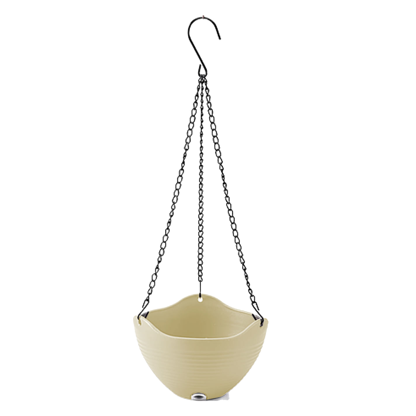 Macetero Colgante 24X15Cm Beige Casa Viva