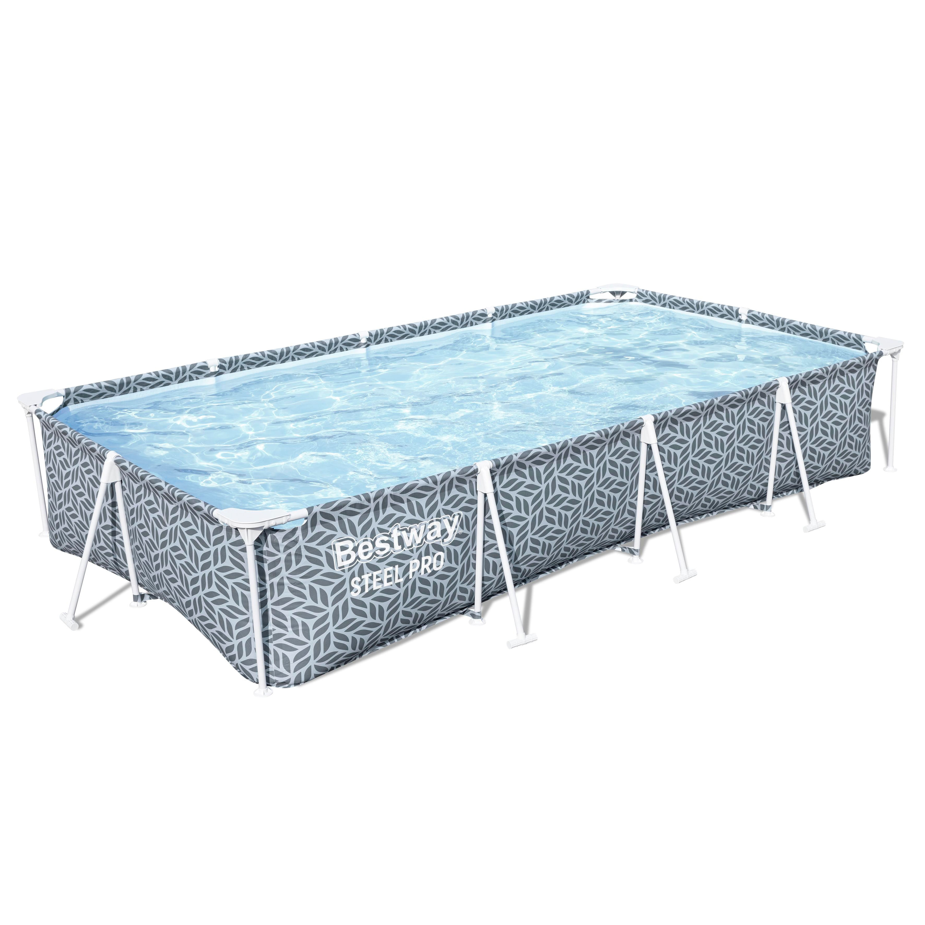 Piscina Estructural Rectangular 366X201X66Cm Steel Pro Bestway