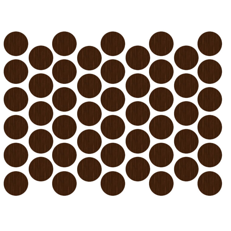 Tapa Tornillo Adhesiva Set 50 Unidades Tapa Tornillo Adhesiva Chocolate Set 50Un