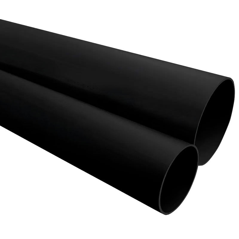 Tubo Pvc Negro 110Mmx3Mts No Certificado