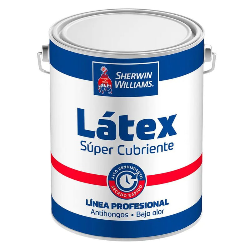 Latex Mate Blanco Super Cubriente 1 Galon Sherwin Williams