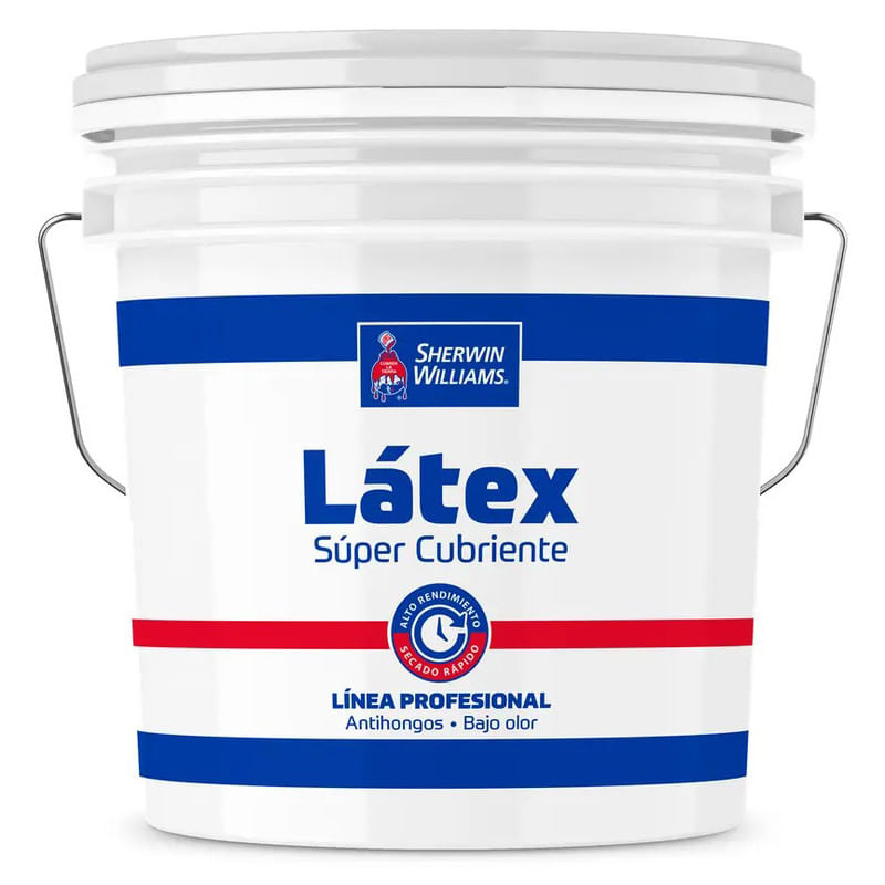 Latex Mate Blanco Super Cubriente Tineta Sherwin Williams