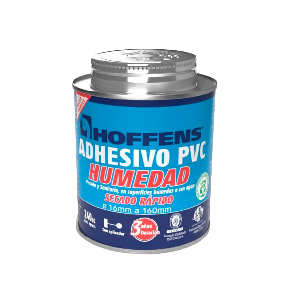 Adhesivo Pvc Humedad 240Cc Hoffens