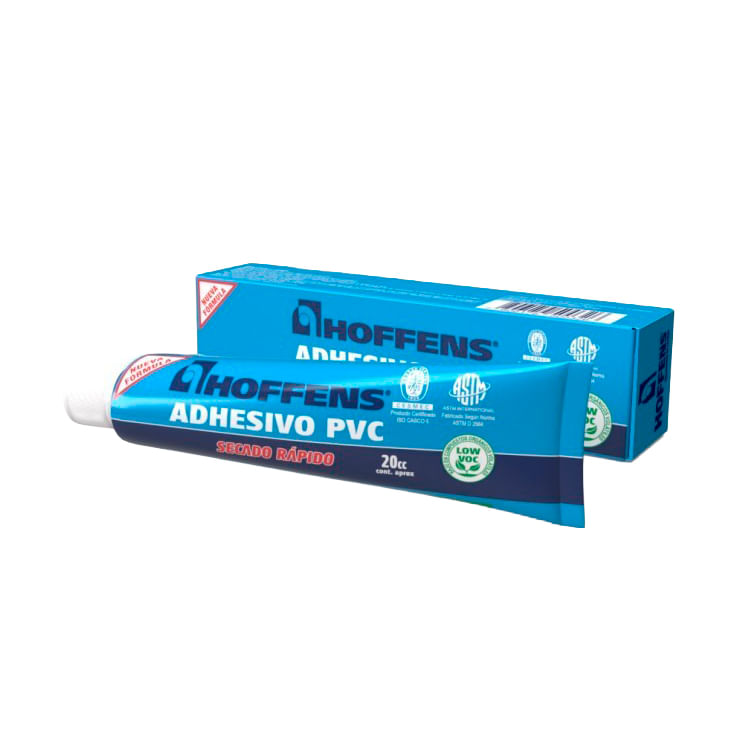 Adhesivo Pvc Tradicional 20Cc Pomo Hoffens