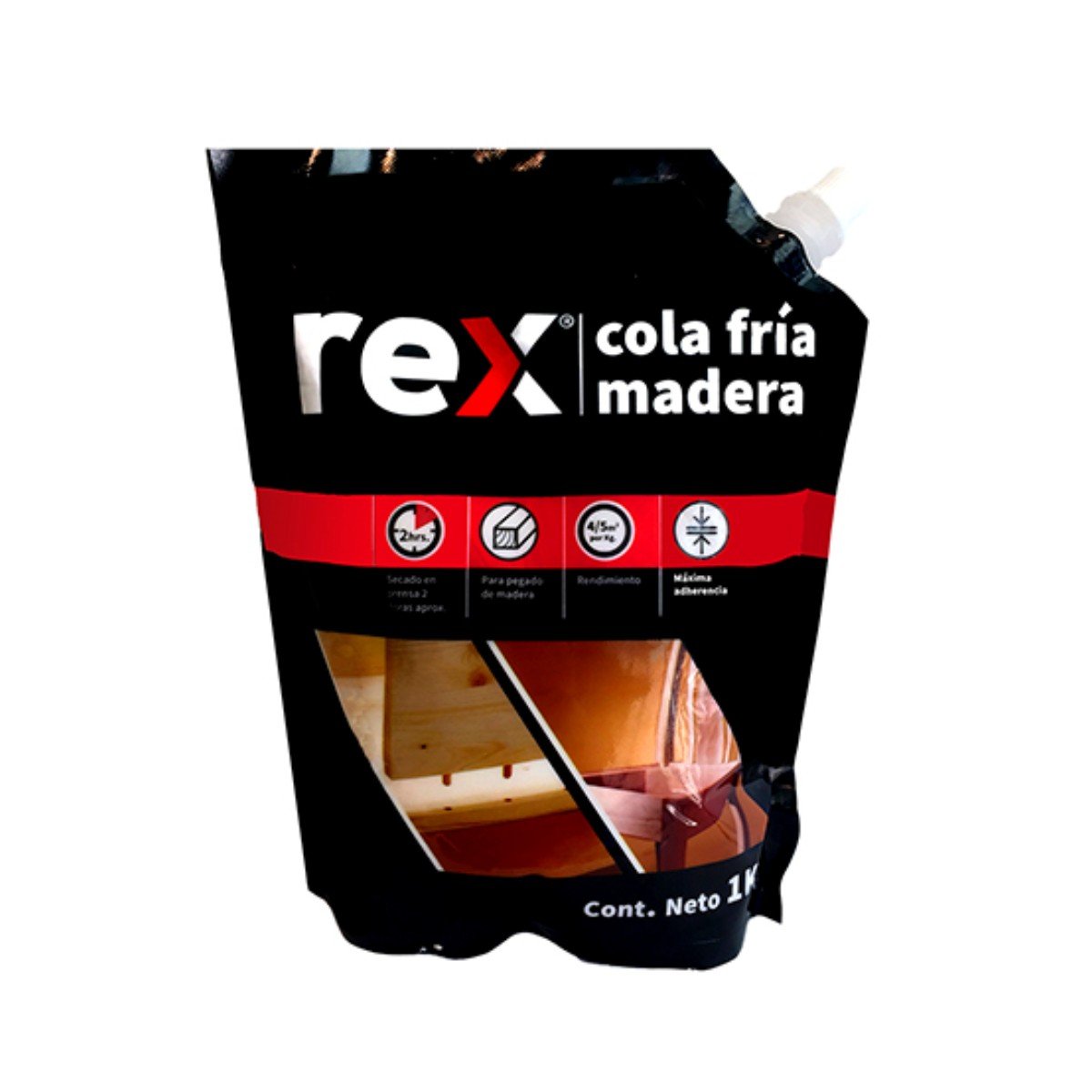 Cola Fría para Madera 1Kg Rex