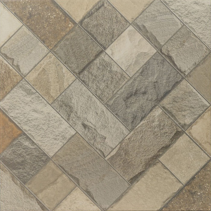 Cerámica 46x46cm Piedra Giza 2.58m2 caja Oca