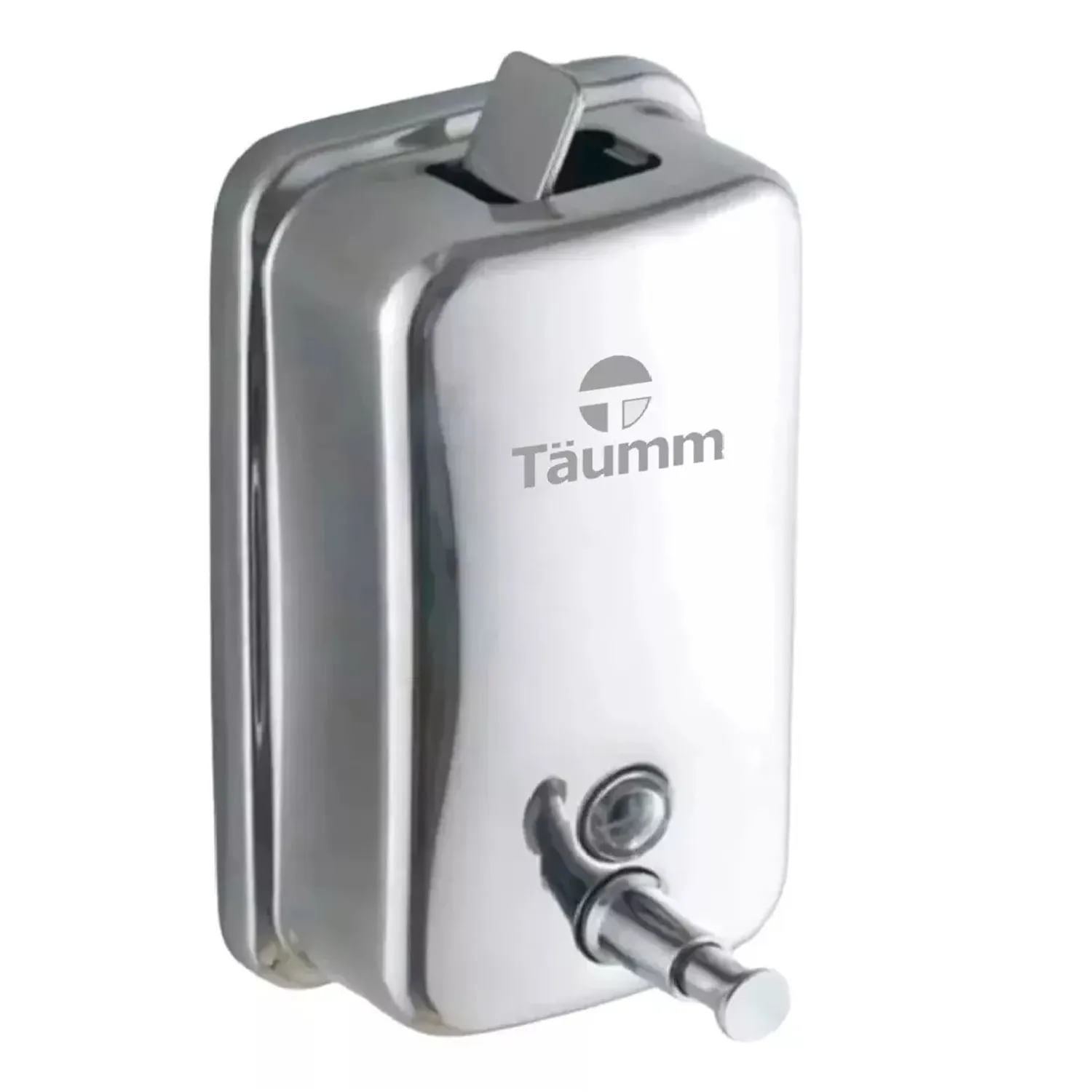 Dispensador De Jabon Muro Acero Inoxidable 800Ml Taumm