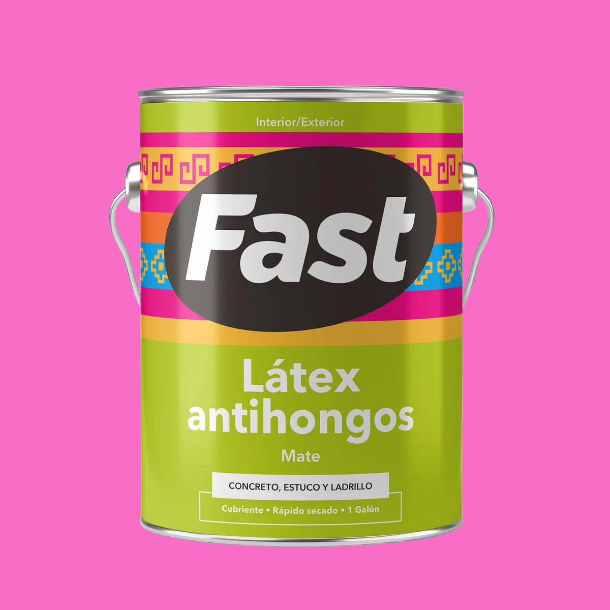 Latex Antihongos 1 Galon Fast Latex Antihongos 1 Galon Rosado Fast