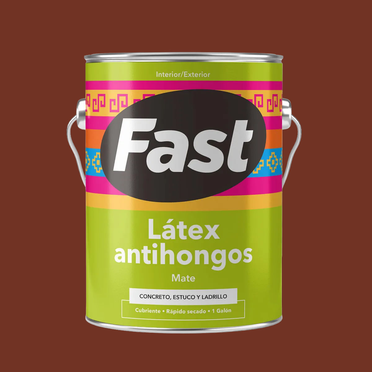 Latex Antihongos 1 Galon Fast Latex Antihongos 1 Galon Rojo Colonial Fast