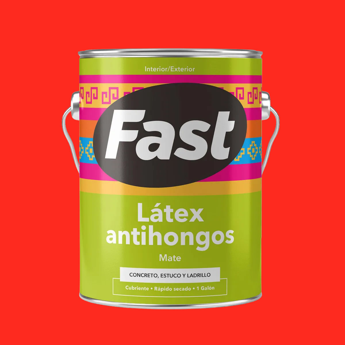 Latex Antihongos 1 Galon Fast Latex Antihongos 1 Galon Rojo Fast