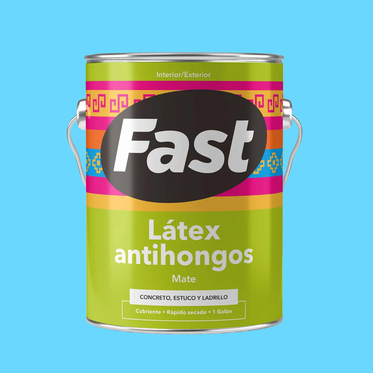 Latex Antihongos 1 Galon Fast Latex Antihongos 1 Galon Celeste Fast