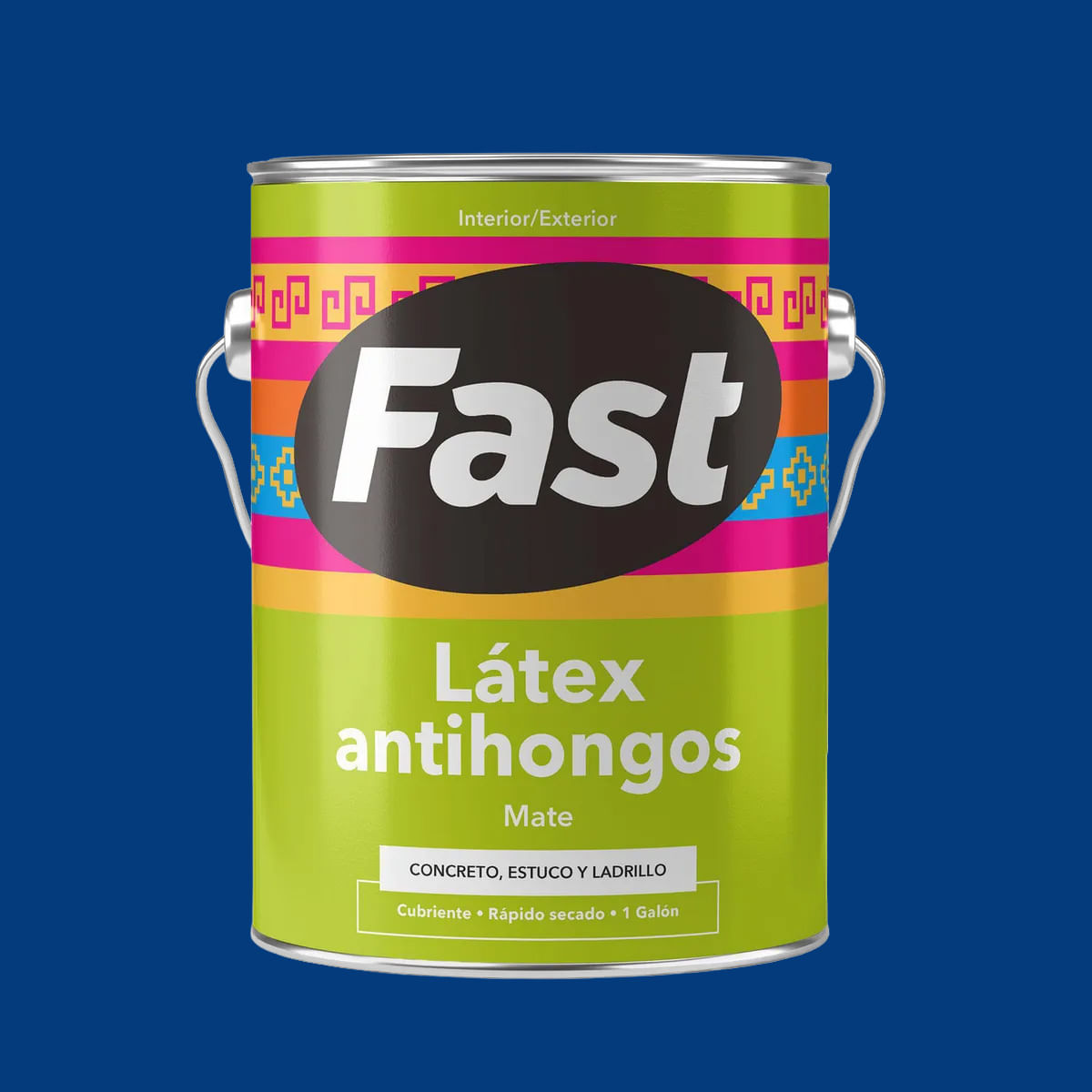 Latex Antihongos 1 Galon Fast Latex Antihongos 1 Galon Azul Electrico Fast