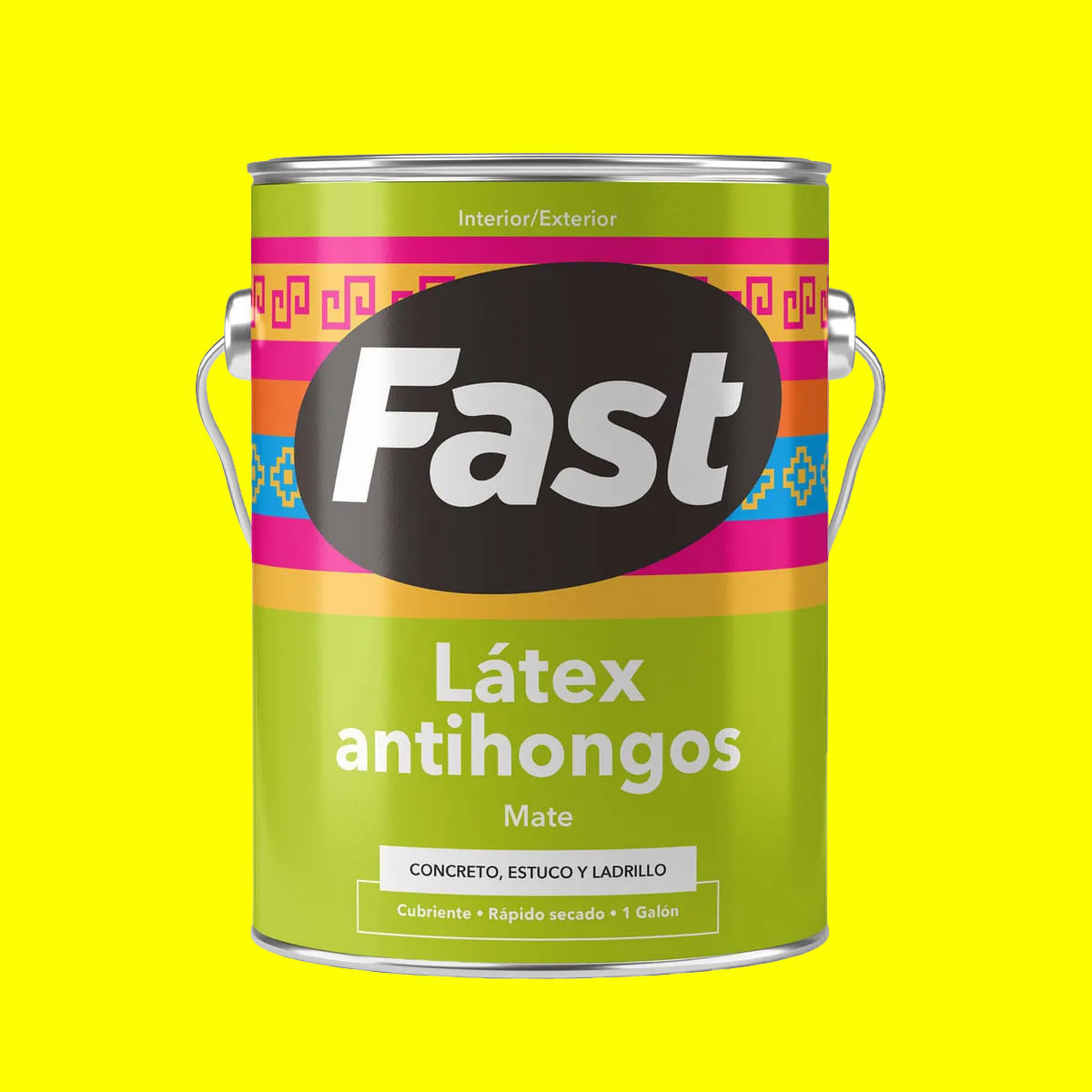 Latex Antihongos 1 Galon Fast Latex Antihongos 1 Galon Amarillo Fast