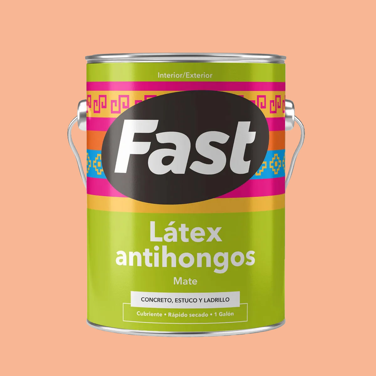 Latex Antihongos 1 Galon Fast Latex Antihongos 1 Galon Damasco Fast