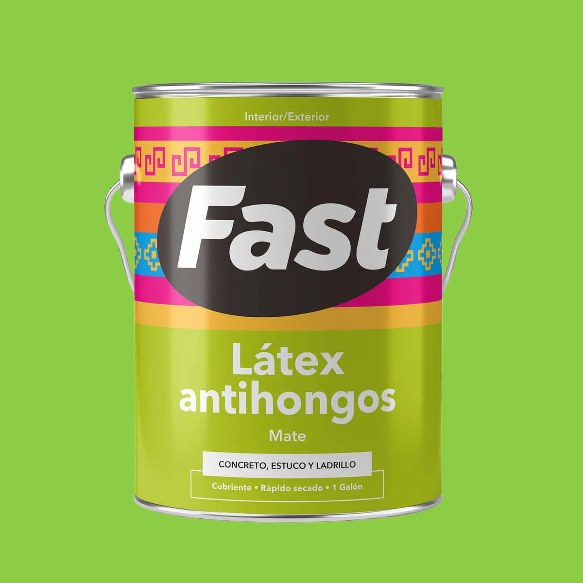 Latex Antihongos 1 Galon Fast Latex Antihongos 1 Galon Verde Manzana Fast