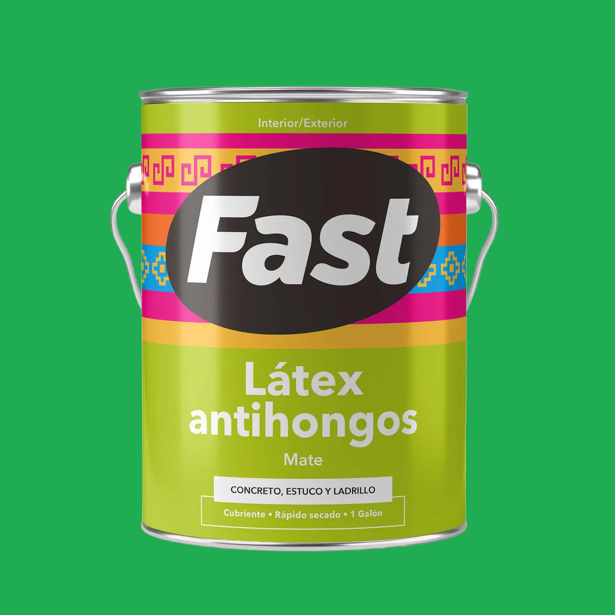 Latex Antihongos 1 Galon Fast Latex Antihongos 1 Galon Verde Fast