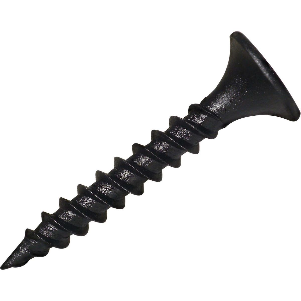 Tornillo volcanita 6x1Hilo Fino Negro 500 Unidades Imporper