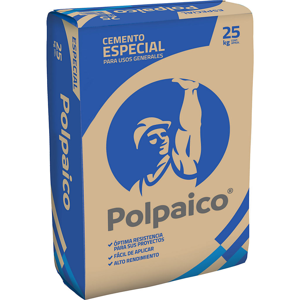 Cemento Polpaico 25 Kilos