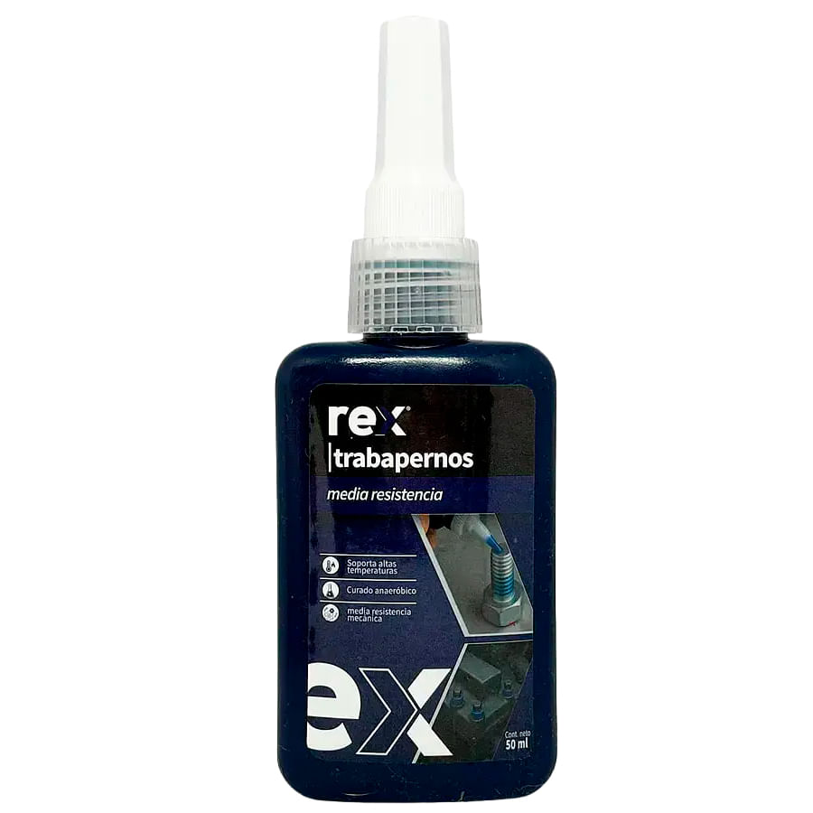 Traba Perno Resistencia Media Azul 50Ml Rex